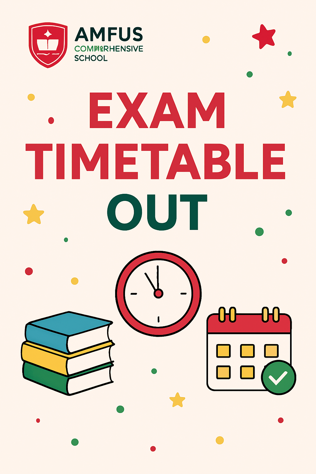 📚📝 Second Term Exam Timetable Released